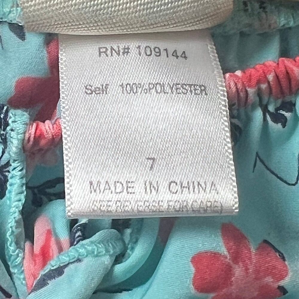 Lily Bleu girls size 7 polyester floral dress - Picture 3 of 4
